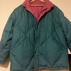 FOGO vintage reversible down puffer